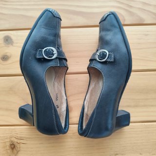 Zapatos de Piel Negros