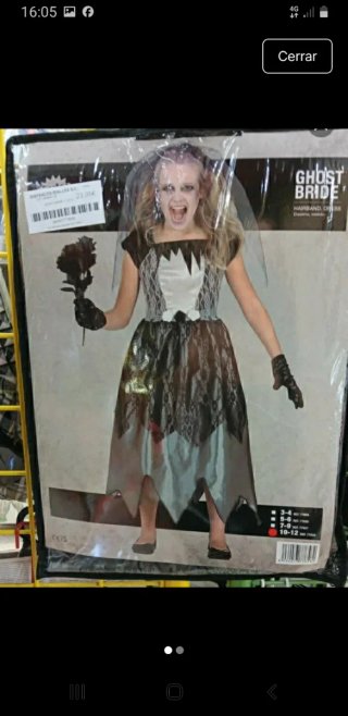 Disfraz de Novia Fantasma Halloween