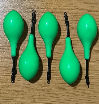 Plomos de pesca de colores