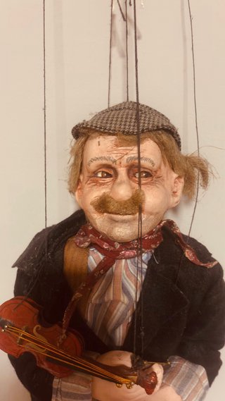 Marionetas de Praga: Mendigo, Paganini, Bruja