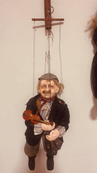 Marionetas de Praga: Mendigo, Paganini, Bruja
