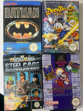 Nintendo NES + 4 Juegos Originales