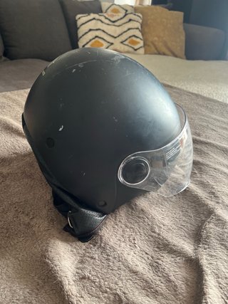 Casco de Moto Negro Talla S
