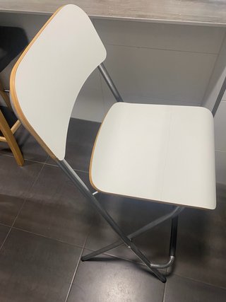 Taburete Plegable Ikea Blanco
