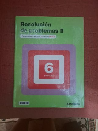 Resolución de problemas II 6° Primaria Santillana