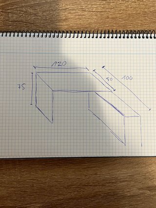 Mesa de Escritorio en L