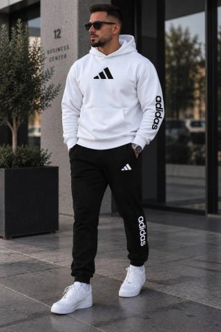 Chándal Adidas Blanco y Negro