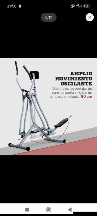 Bicicleta Elíptica de Fitness
