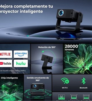 Proyector m 1080P WiFi 6 Pro - Nuevo a estrenar