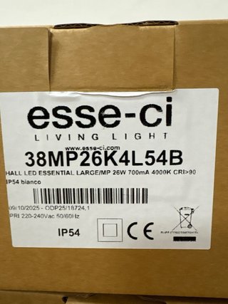 Lámpara LED Essencial Esse-Ci Blanca