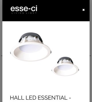 Lámpara LED Essencial Esse-Ci Blanca