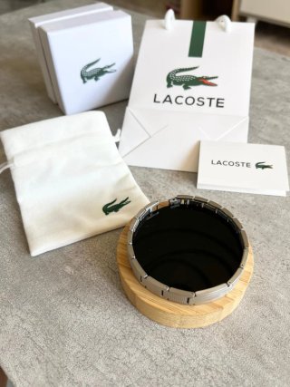 Pulsera Lacoste Hombre ajustable acero inoxidable
