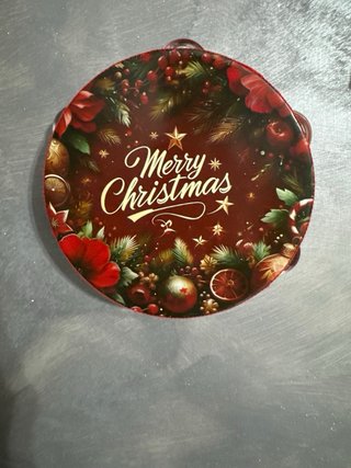 Tamburello decorazione natalizia