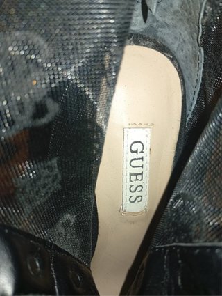 Tacones Guess Encaje Negro