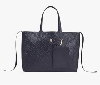 Bolso Tote Tommy Hilfiger Satchel Azul marino
