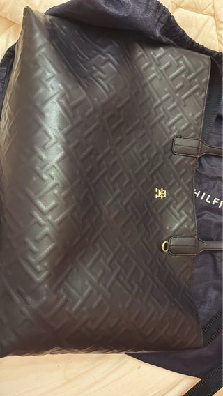 Bolso Tote Tommy Hilfiger Satchel Azul marino