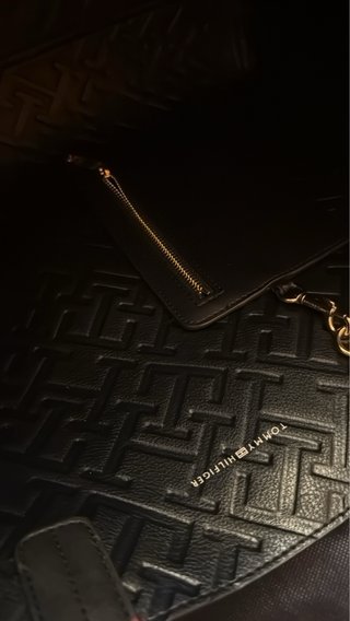 Bolso Tote Tommy Hilfiger Satchel Azul marino