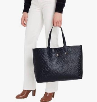 Bolso Tote Tommy Hilfiger Satchel Azul marino