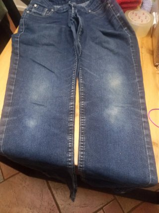 Pantalón Tejano Straight Leg Talla 36