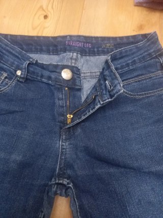 Pantalón Tejano Straight Leg Talla 36