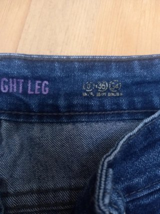Pantalón Tejano Straight Leg Talla 36