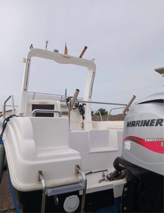 Barco de 6 metros con motor 115cv