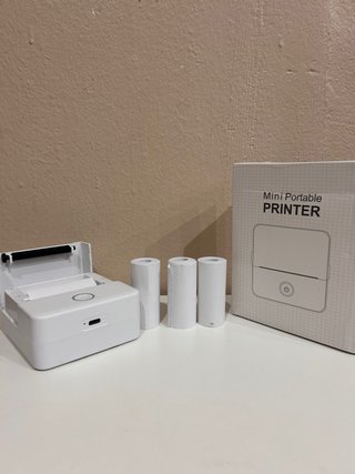 Mini Stampante Portatile Bianca