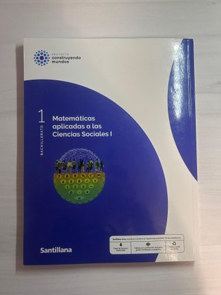 Matemáticas aplicadas a las Ciencias Sociales I...
