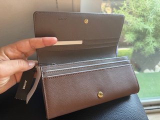 Billetera Monedero DKNY Marrón