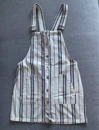Vestido Peto de Rayas