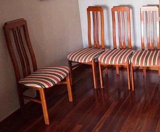 Set de 6 Sillas de Madera