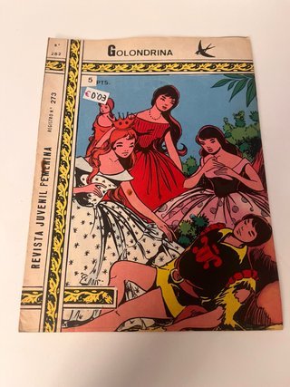 Cómic. Revista juvenil golondrina año 1974.
