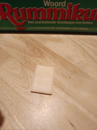 Ficha letra D de Rummikub