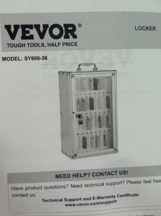 Caja de Almacenamiento VEVOR para 36 Teléfonos