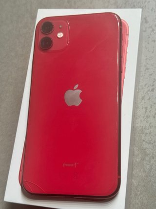 iPhone 11 256GB Rosso leggere crepe