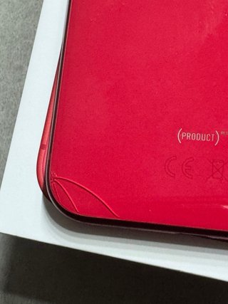 iPhone 11 256GB Rosso leggere crepe