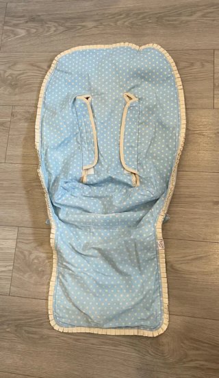Funda para Silla de Paseo Azul con Lunares
