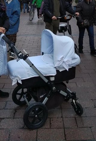 Saco para Capazo de Bebé Azul