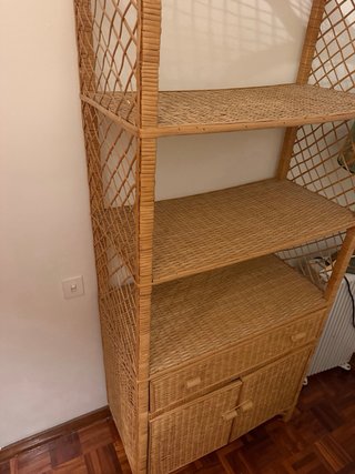 Estantería de Mimbre