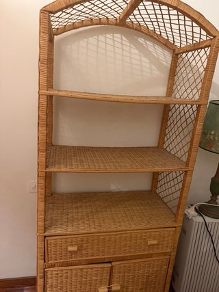 Estantería de Mimbre