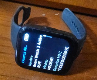 Xiaomi Redmi Watch 3 Active Negro