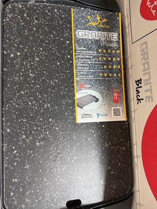 Plancha de asar Jata Granite Black
