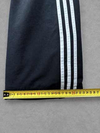 Vintage Adidas 3 Stripes Track Pants – Black 90s/Y