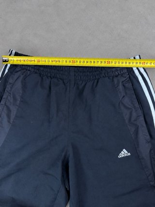 Vintage Adidas 3 Stripes Track Pants – Black 90s/Y