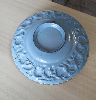 Piatto vintage arte Mina-kari decorato