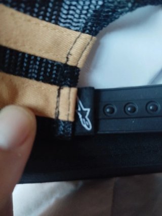 Gorra Alpinestars Ajustable granate y negra nueva