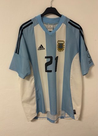 Camiseta Original Argentina Mundial 2002 Caniggia