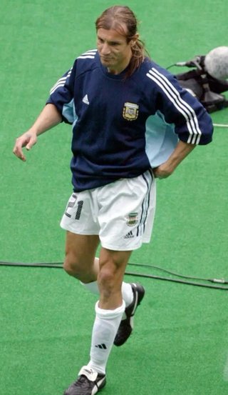 Camiseta Original Argentina Mundial 2002 Caniggia