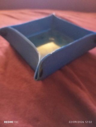 Svuotatasche pieghevole blu