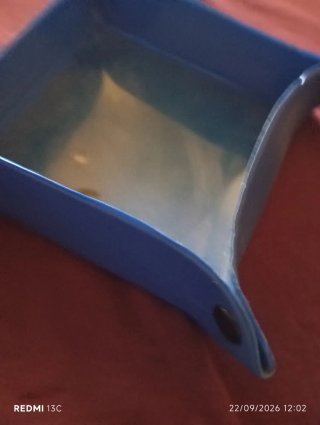 Svuotatasche pieghevole blu